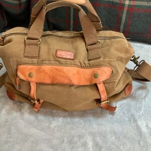 Rare Bed Stu Messenger Bag Canvas/Leather Townsend Shoulder Bag Travel